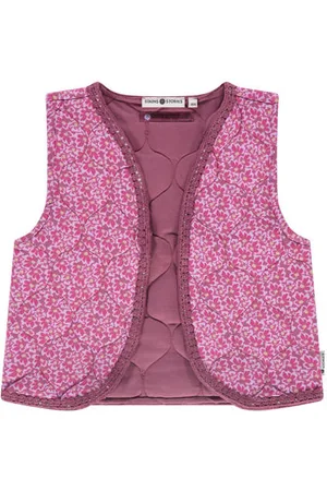 Stains&Stories Gilet Meisjes Katoen Openvallende hals All over print