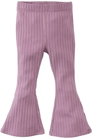 Z8 Mini flared broek FIORE Paars Meisjes Stretchkatoen Effen