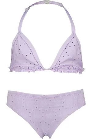 Vingino Halterbikini Zolie lila Paars Meisjes Polyamide Effen