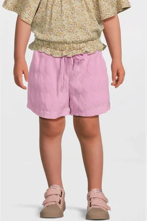 Quapi Regular casual short roze Korte broek Meisjes Polyester Ruit