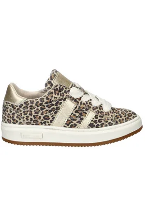 Nelson Suède sneakers met panterprint Meisjes Suede Panterprint