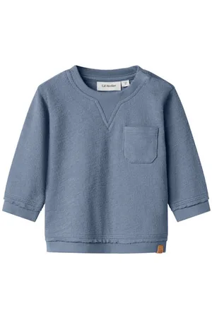 Lil Atelier BABY sweater Trui Jongens Katoen Ronde hals Effen