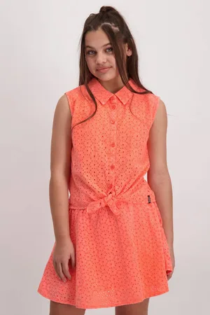 Cars Blouse broderie Meisjes Katoen Klassieke kraag Effen