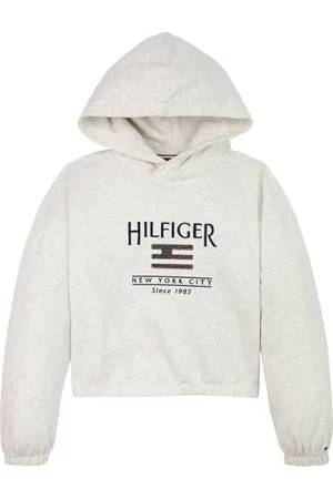 Tommy Hilfiger Sweater Meisjes Katoen Capuchon Printopdruk