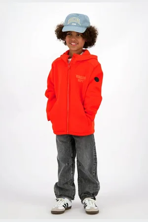 Vingino Zomerjas rood Jongens Polyester Capuchon Backprint
