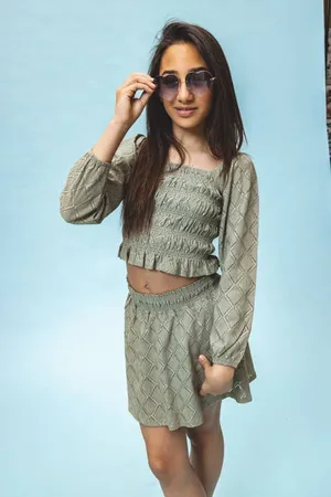 Looxs 10sixteen korte rok Meisjes Nylon Effen