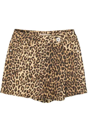 Garcia Skort beige Rok Meisjes Stretchdenim Panterprint