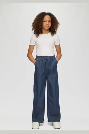 QS by s.Oliver Casual broek Blauw Effen