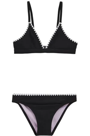 WE Fashion Bikini met contraststiksel Meisjes Polyamide