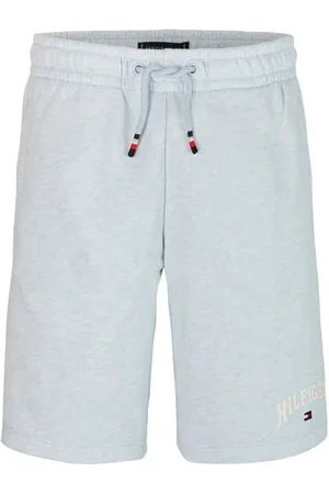 Tommy Hilfiger Sweatshort blauw Korte broek Jongens Katoen Gemêleerd