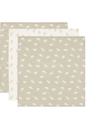 Jollein Hydrofiele Doek Small 70x70cm zand/wit (4 pack) Hydrofiele luiers