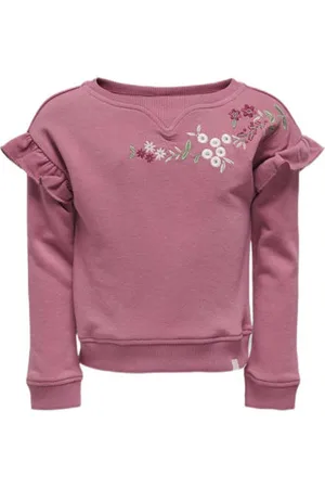 ONLY KIDS MINI sweater roze Bloemen