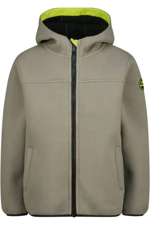 Vingino Jack grijs Jas Jongens Fleece Capuchon Effen