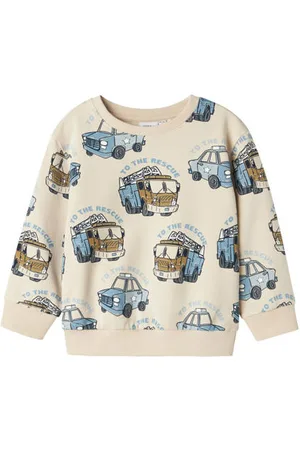 NAME IT MINI sweater ecru Beige Effen