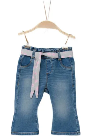 QS by s.Oliver Flared jeans Blauw Effen