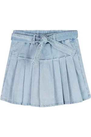 NoNo Spijkerrok light blue denim Blauw Meisjes Stretchdenim Effen