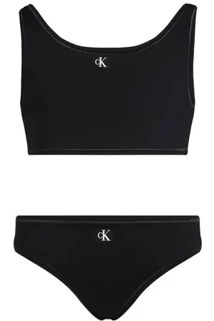 Calvin Klein Crop bikini Meisjes Polyamide Effen