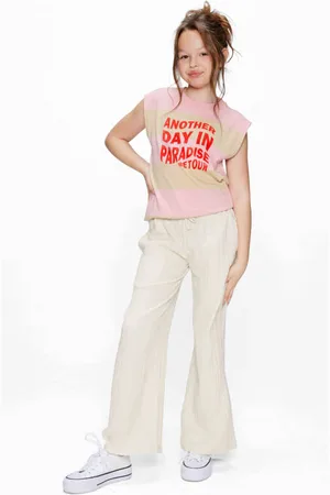 Retour Loose casual broek Meisjes Polyester Effen
