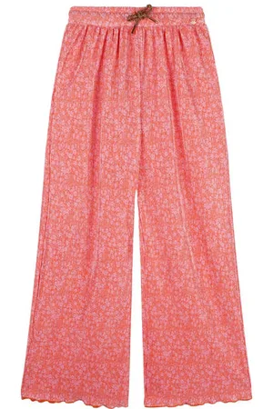 NoNo Loose casual broek oranje Meisjes Polyester All over print