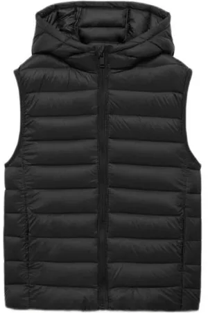 MANGO Bodywarmer Jongens Polyamide Capuchon Effen