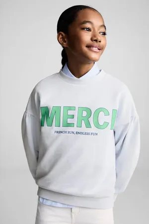 MANGO Sweater Tekst