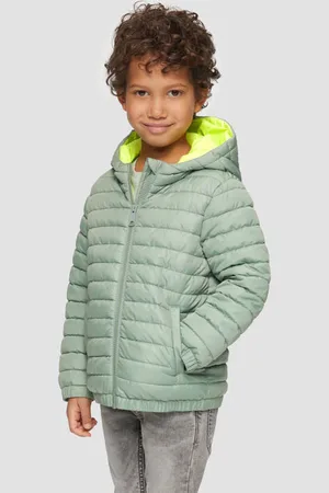 QS by s.Oliver Gewatteerde jas Jongens Polyester Capuchon Effen