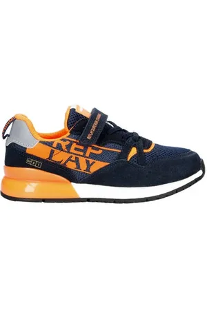 Replay Shoot jr 11 suède sneakers Jongens Suede
