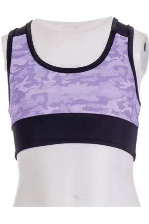 Papillon Sporttop Paars Meisjes Polyester Ronde hals