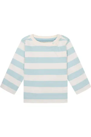 Noppies Baby sweater blauw Trui Jongens Katoen Ronde hals Streep