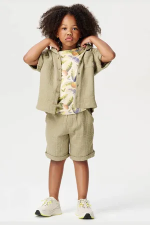 Noppies Kids relaxed casual short Korte broek Jongens Katoen Effen