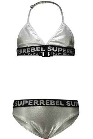 Superrebel Triangel bikini Isla Meisjes Polyester Logo