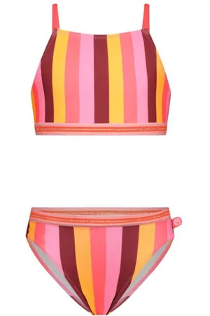 Just Beach Crop bikini Florida Meisjes Polyester Streep