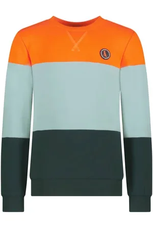 TYGO & vito Sweater donkergroen Meerkleurig