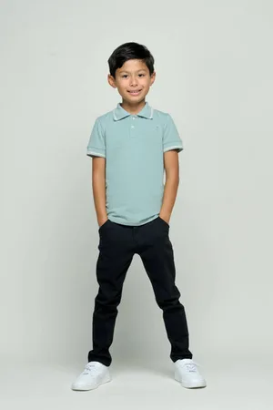 Le Chic Polo Jongens Polyester Polokraag Effen