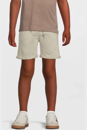 LEVV Little regular sweatshort beige Korte broek Jongens Stretchkatoen