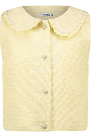 Le Chic Gilet geel Meisjes Polyester Peter Pan