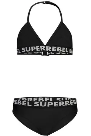 Superrebel Triangel bikini Isla Meisjes Polyester Logo