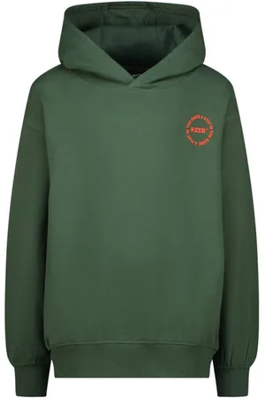 Raizzed Hoodie donkergroen Sweater Backprint