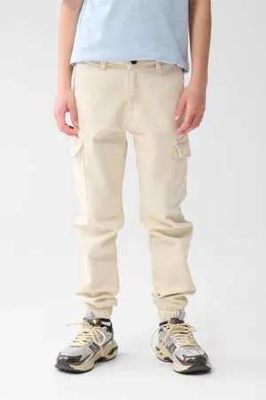 SHOEBY Regular cargo broek Jongens Katoen Effen