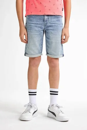 Petrol Industries Denim short light blue denim Korte broek Blauw Jongens Katoen