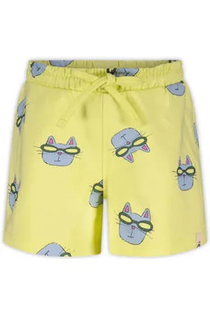 The New Chapter Loose casual short geel Korte broek Jongens/Meisjes Katoen