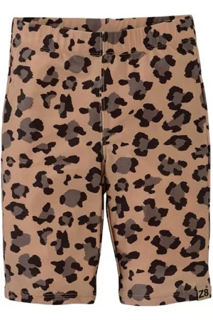 Z8 Kids bikershort Jemma met panterprint Korte broek Meisjes Polyester