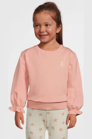 LEVV Little sweater Meisjes Stretchkatoen Ronde hals Effen