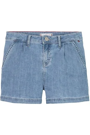 Tommy Hilfiger Short medium blue denim Korte broek Blauw Meisjes Stretchdenim