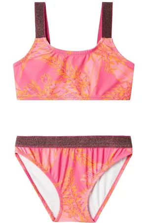 NAME IT KIDS crop bikini Meisjes Polyamide All over print
