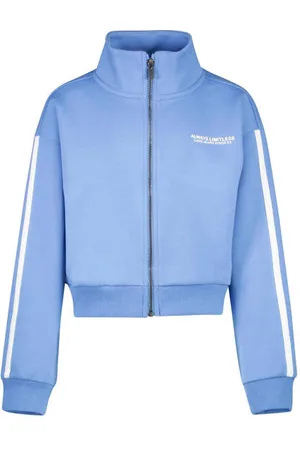 Cars Sweatvest lichtblauw Meisjes Katoen Opstaande kraag Logo