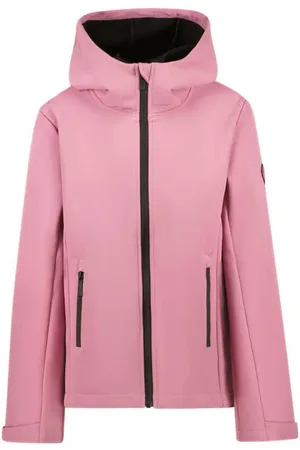 Cars Softshell jas roze Meisjes Polyamide Capuchon Effen