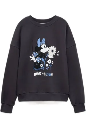 MANGO Minnie Mouse sweater Grijs Personage
