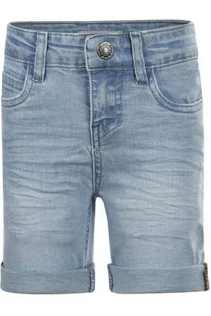 Koko Denim short light blue denim Korte broek Blauw Jongens Stretchdenim