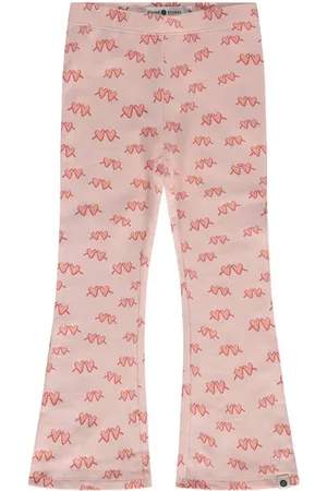 Stains&Stories Flared legging Broek Meisjes Katoen Hartjes